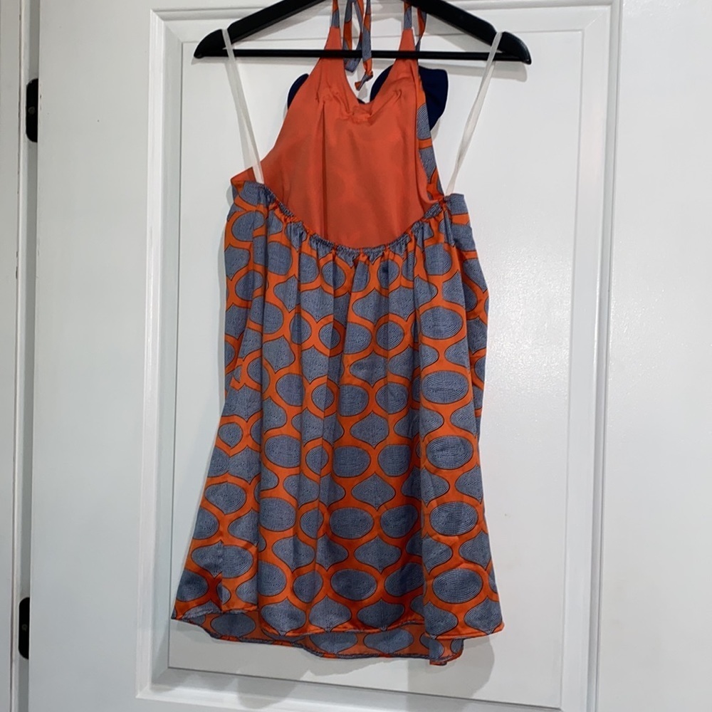 Judith March Geo Rosette halter dress size large - Picture 5 of 9
